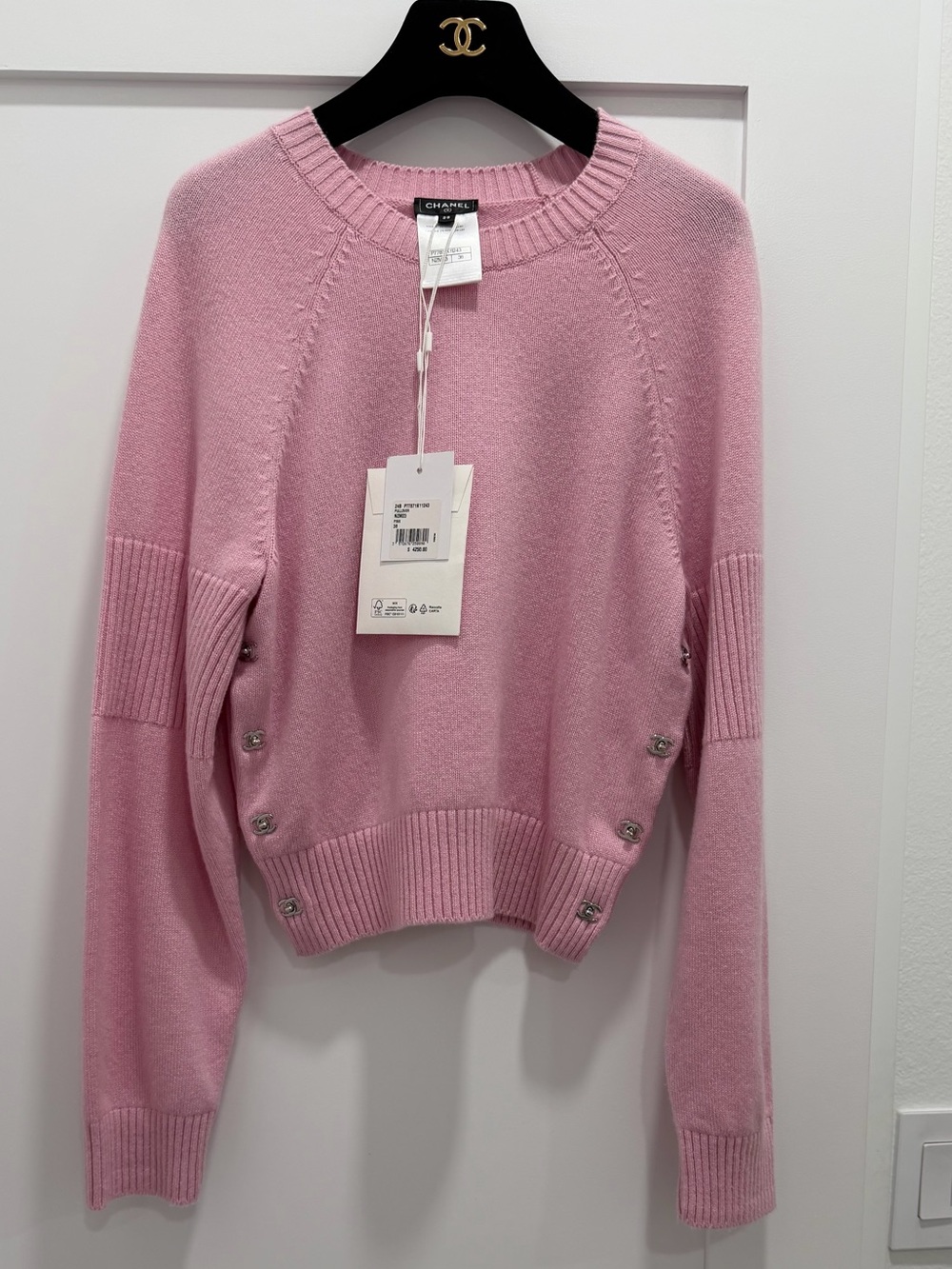 Brand new CHANEL CC Turnlock Sweater